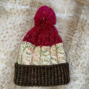 Prana striped knit beanie